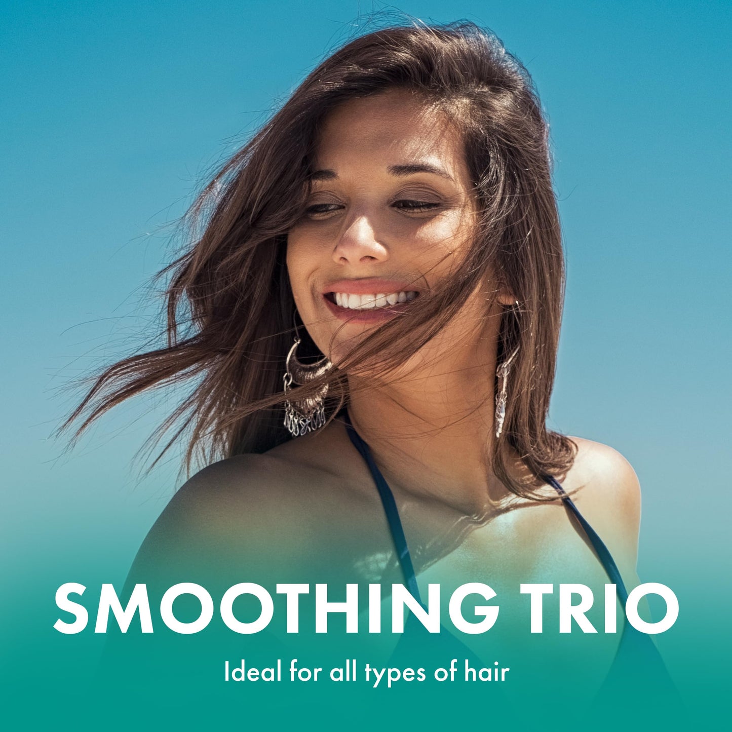 Agave Smoothing Haircare Trio with Shampoo, Conditioner & Healing Oil Treatment Hydrating & Frizz Control 3 fl oz/2 fl oz Beauty & Personal Care Agave Healing Oil