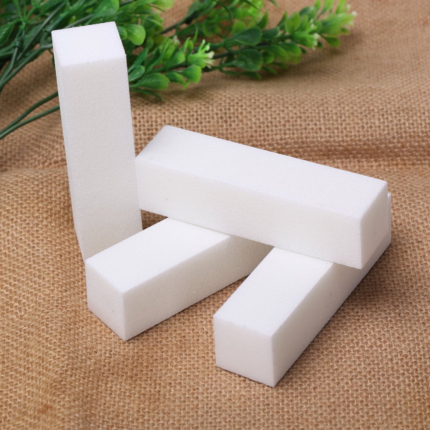 Senkary 12 Pack Nail Buffer Block 4 Sided Nail File Sanding Block Buffing Blocks for Natural and Acrylic Nails, Medium Grit (White) Beauty & Personal Care Senkary