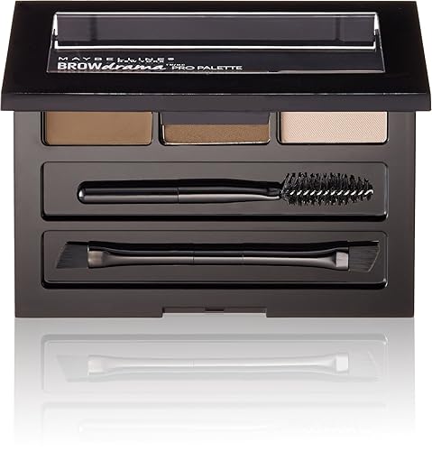 Maybelline New York Brow Drama Pro Eyebrow Palette, Soft Brown, 0.1 oz. Beauty & Personal Care MAYBELLINE