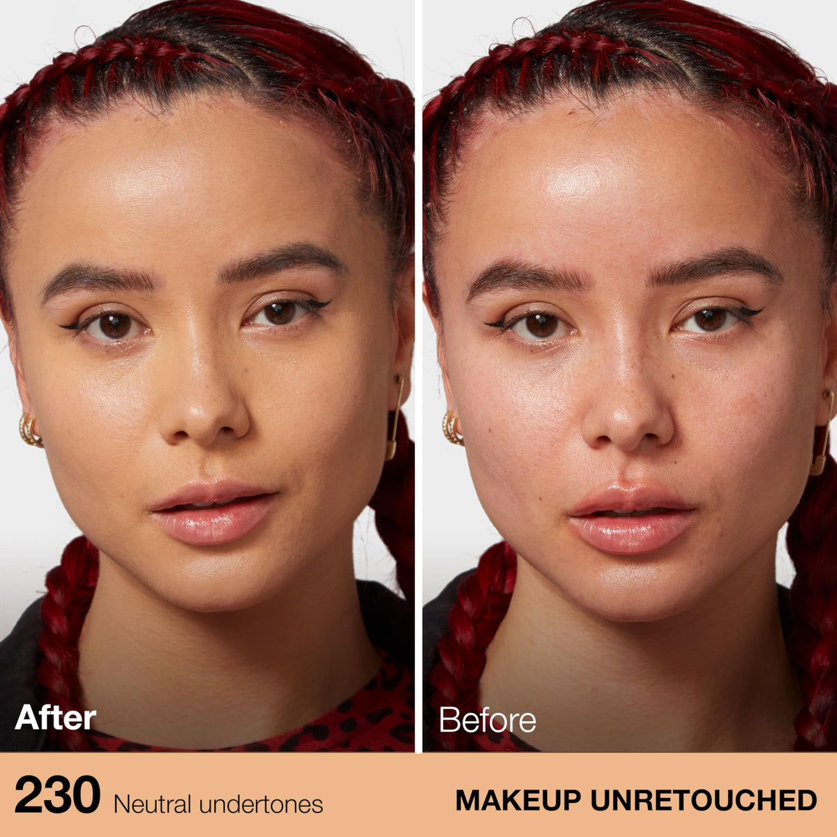 Maybelline Fit Me Matte + Poreless Liquid Oil-Free Foundation Makeup, Natural Buff, 1 Count (Packaging May Vary)
