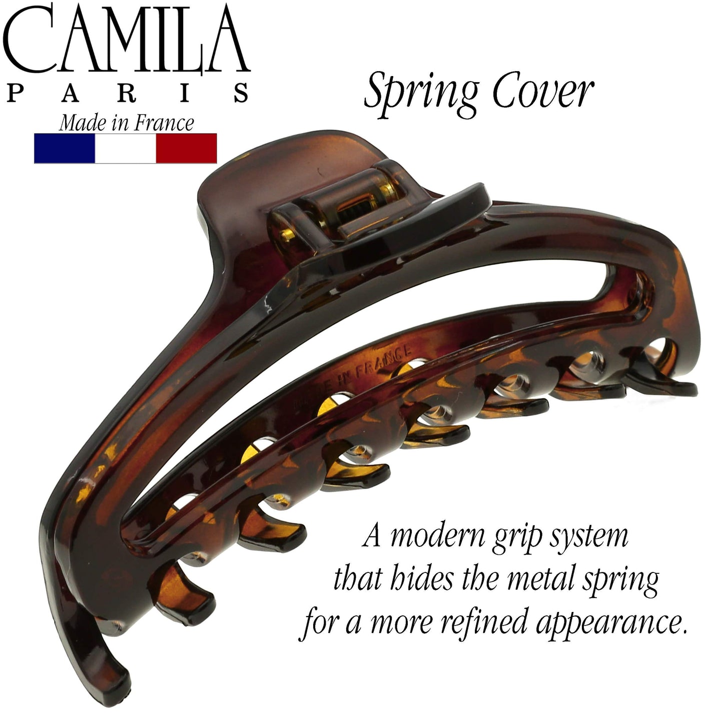Camila Paris CP2370 French Hair Clip for Women, Medium Narrow, Open, Girls Hair Claw Clips Jaw Fashion Durable and Styling Hair Accessories for Women Beauty & Personal Care Camila