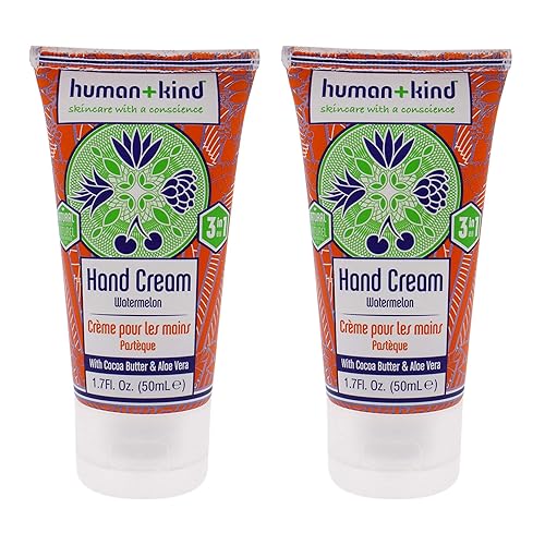 Human+Kind Hand-Elbow-Feet Cream - Watermelon Unisex 1.7 oz - Pack of 2 Beauty & Personal Care Human+Kind