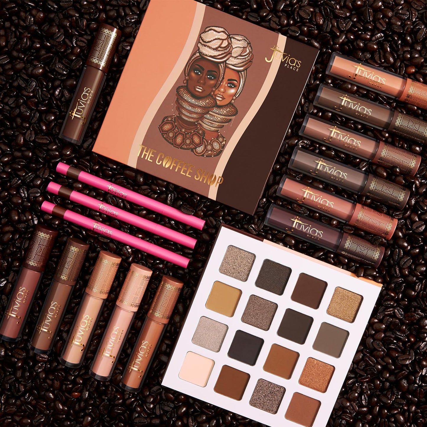 Juvia's Place Coffee Shop Luxe Lip Liner - Espresso - Colorstay Matte Finish Lip Pencil, Makeup for Natural Long Lasting Beauty and Sensational Wear Beauty & Personal Care Juvia's Place