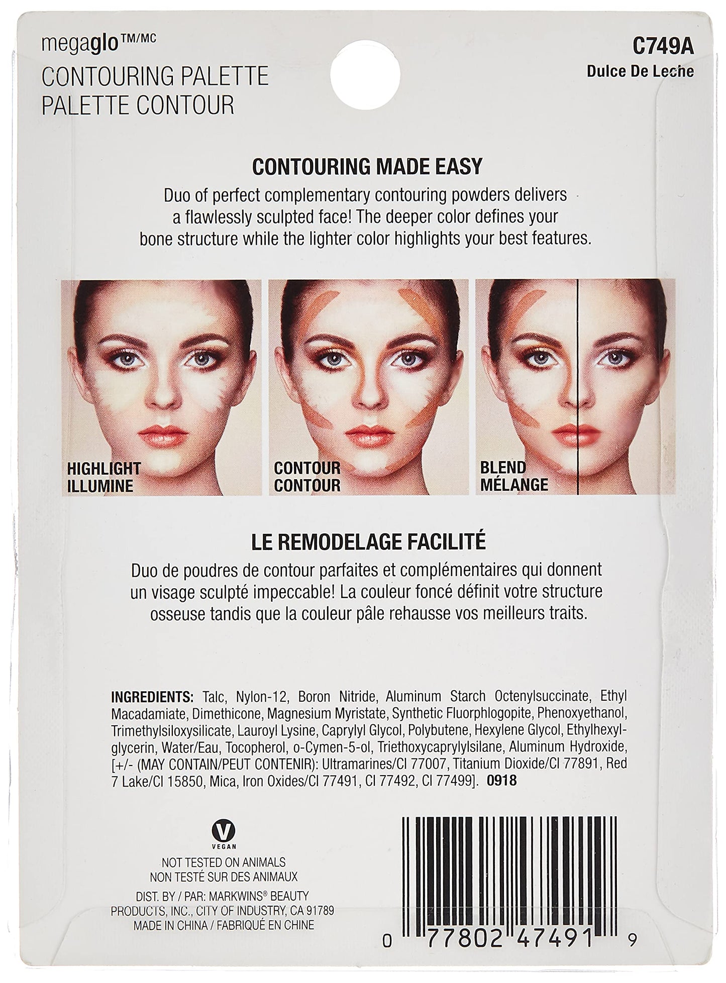 wet n wild Megaglo Contouring Palette, Dulce De Leche, 0.44 Oz, Pack of 3 Beauty & Personal Care wet n wild