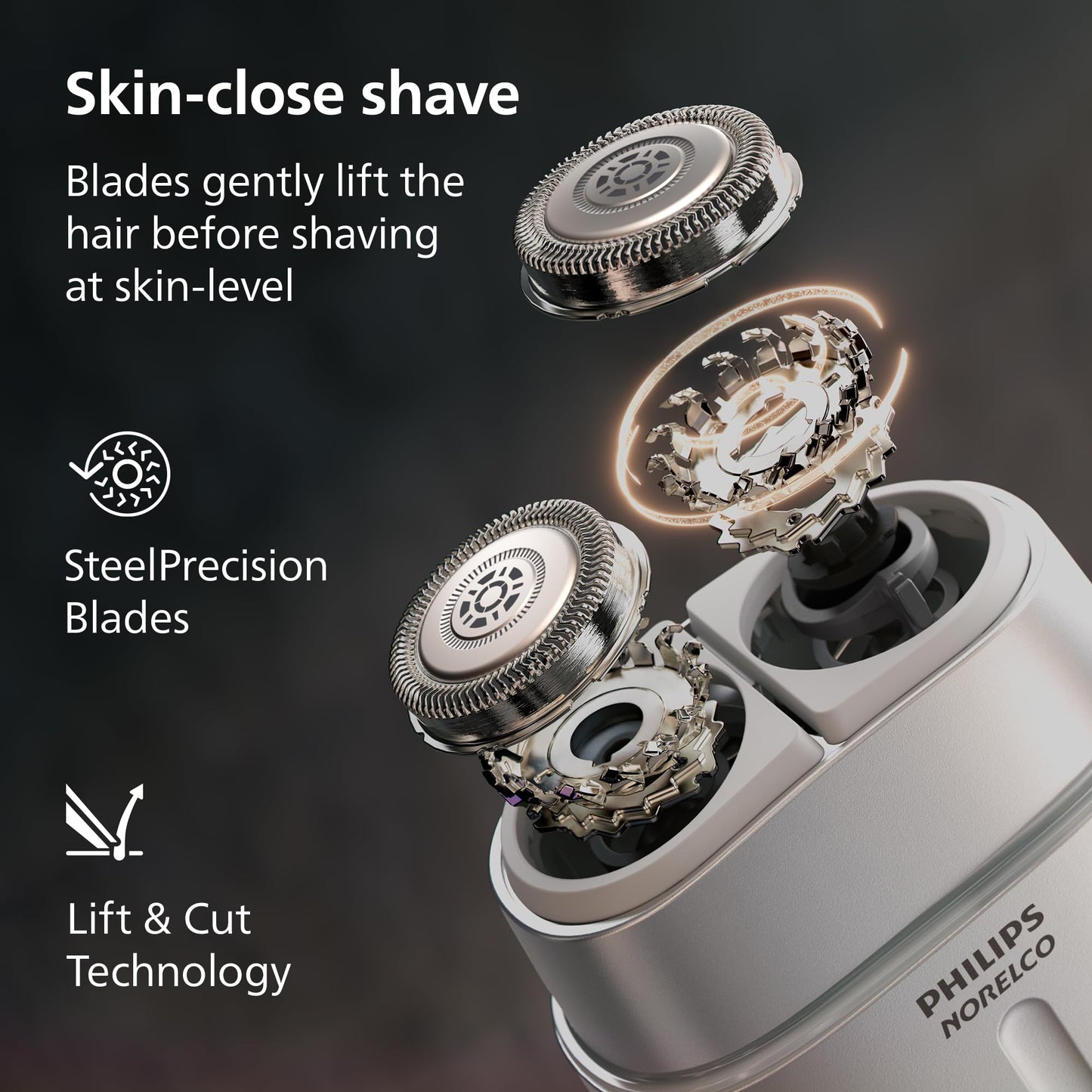 Philips Norelco Shaver 600 Series - Compact Electric Shaver, Lift & Cut System, SteelPrecision Blades, 4D Flex Heads, Wet & Dry Shave, Travel Case Beauty and Personal Care Norelco