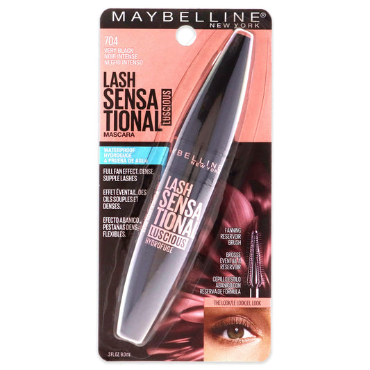 Maybelline New York Lash Sensational Luscious Waterproof Mascara, Very Black, 0.3 fl. oz. K2004600 Beauty & Personal Care MAYBELLINE
