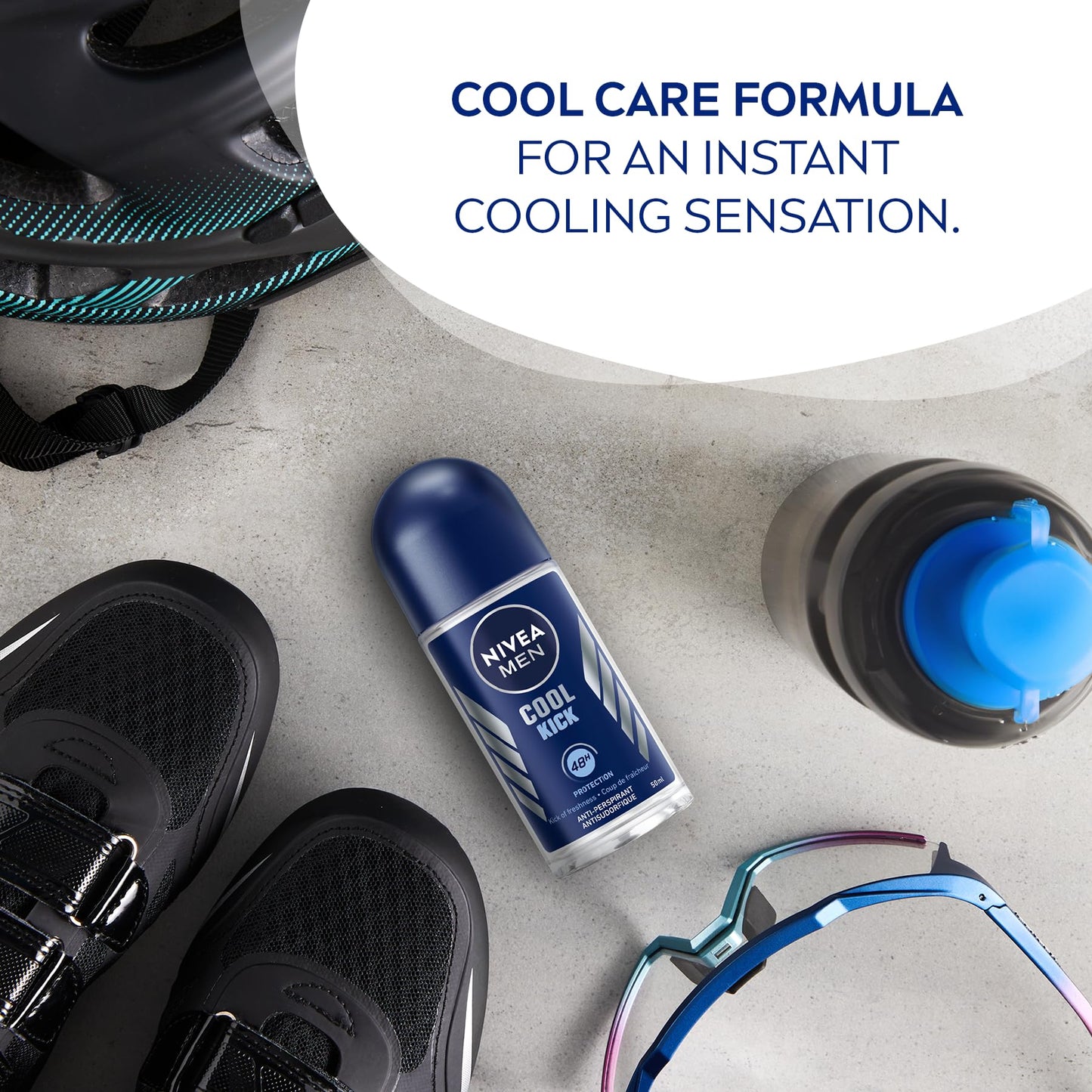 Nivea Cool Kick Anti-perspirant Deodorant Roll-On, 50ml Beauty and Personal Care NIVEA