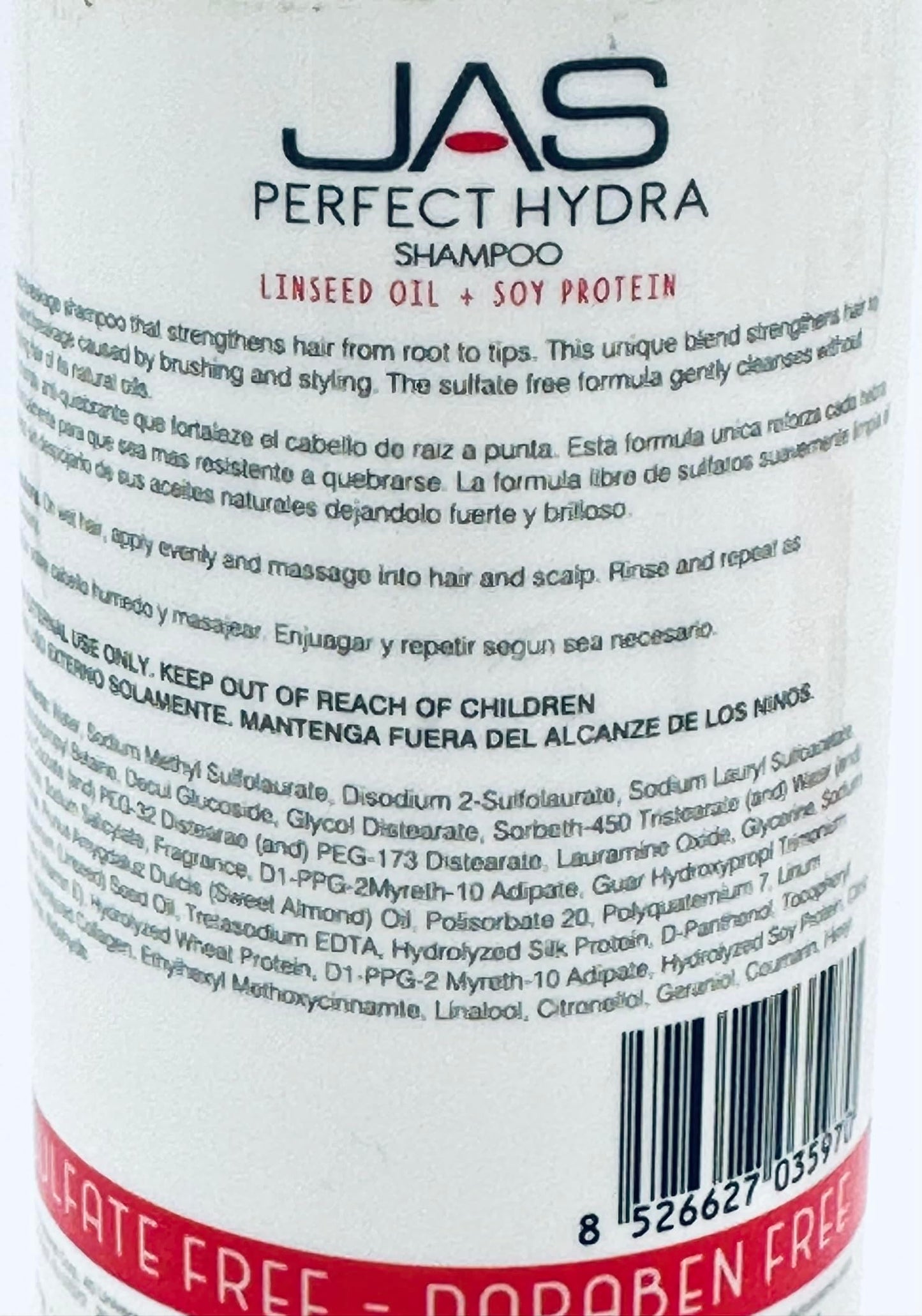 JAS Perfect Hydra Anti-breakage Shampoo & Conditioner 16 oz, Hydrating Mist 8 oz with Linseed Oil + Soy Protein "Free Starry Sexy Kiss Lip Plumping 10 Beauty & Personal Care JAS Systems