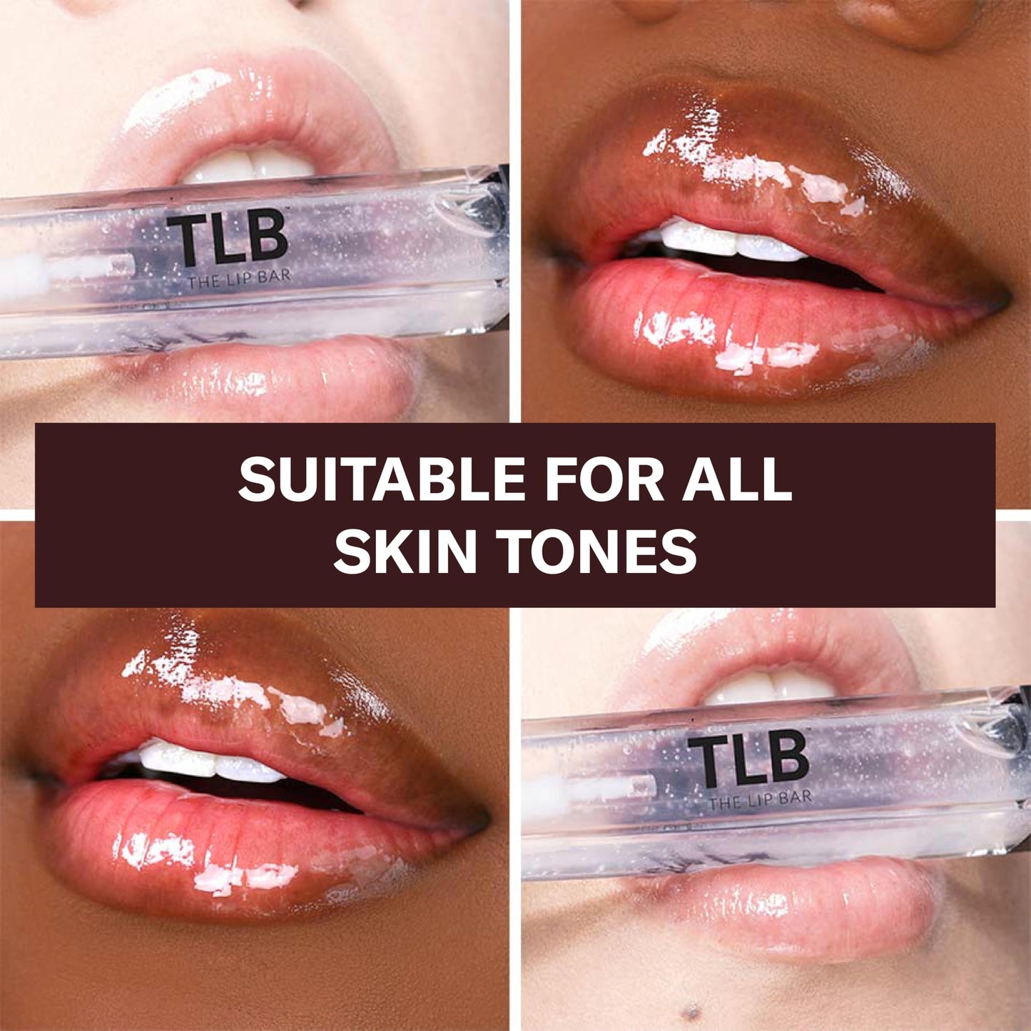 The Lip Bar - Lip Gloss, Minimalist (Clear) - Gloss Up Sheer Finish - Smooth, Not Sticky Formula - Moisturizing Coconut Oil, Olive Oil, Argan Oil & Beauty & Personal Care The Lip Bar