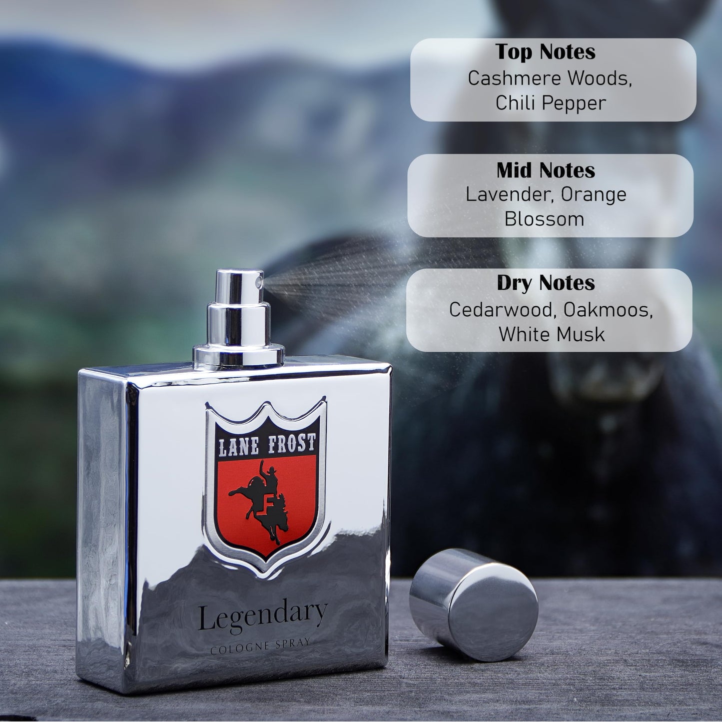 Lane Frost Legendary Cologne Brand Legendary Chrome Cologne 3.4fl oz Beauty & Personal Care Lane Frost Legendary Cologne