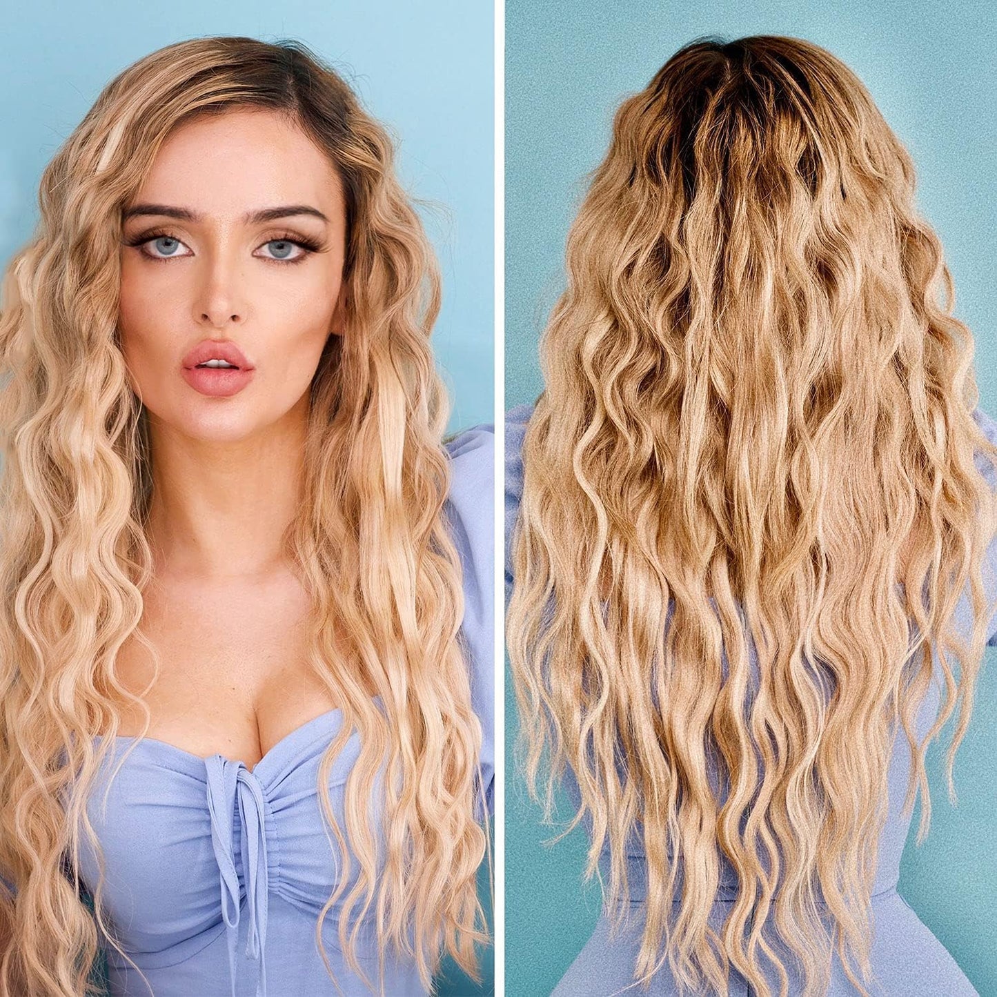 Three Barrel Curling Hair Crimper: Aleath Dual Voltage Crimper Hair Tool - 1 inch 3 Barrels Curler Iron Wand Beauty & Personal Care Aleath
