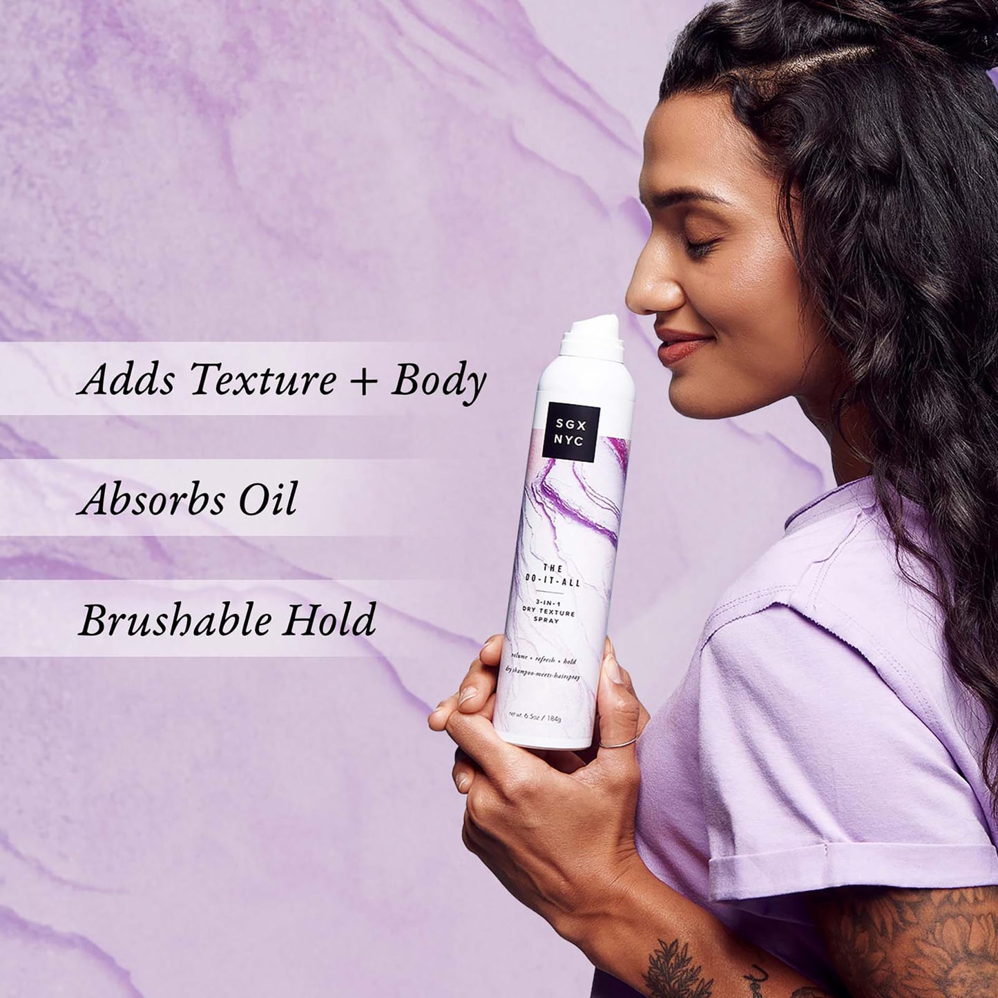 SGX NYC The Do It All 3-in-1 Dry Texture Spray - Versatile Dry Shampoo and Texture Spray for Refreshed Hair - Volumizing Hair Products - 2 pc Beauty & Personal Care SGX NYC