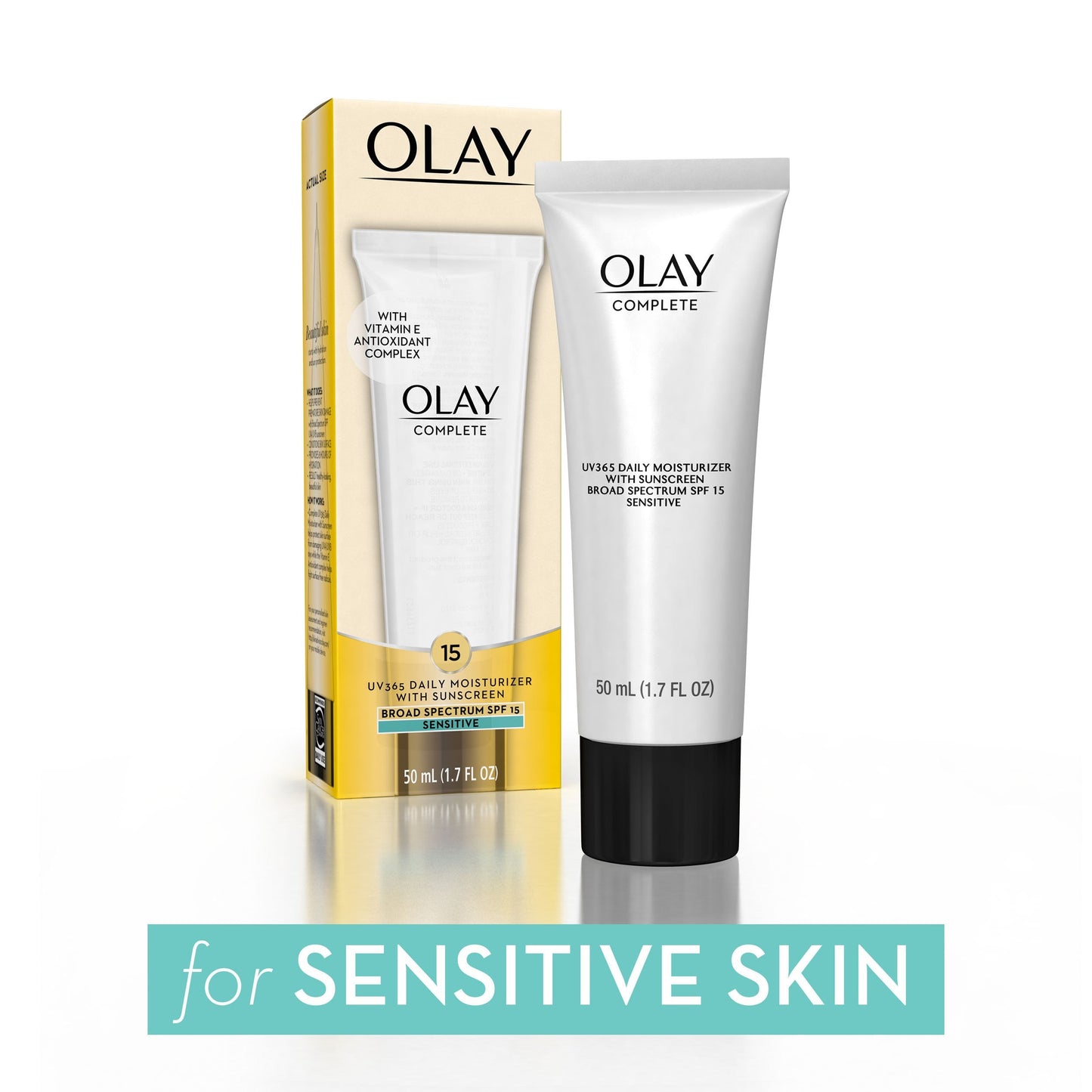 Olay Complete Lotion Moisturizer with SPF 15 Sensitive, 1.7 Fluid Ounce Beauty & Personal Care Olay