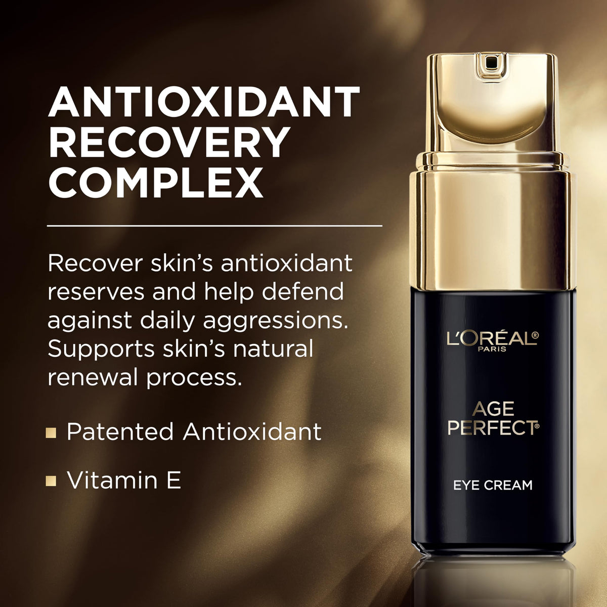 L'Oreal Paris Age Perfect Cell Renewal Anti-Aging Eye Cream, For Dark Circles & Puffiness 0.5 Fl oz