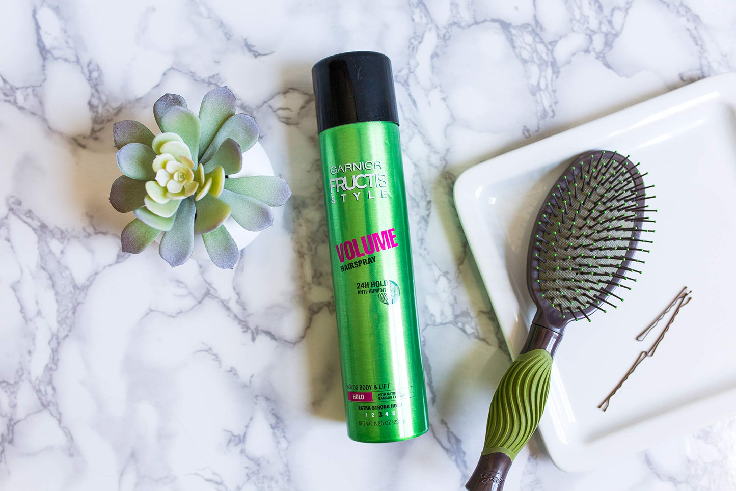 Garnier Fructis Style Volume Anti-Humidity Hairspray, 8.25 Oz, 2 Count, (Packaging May Vary) Beauty & Personal Care Garnier