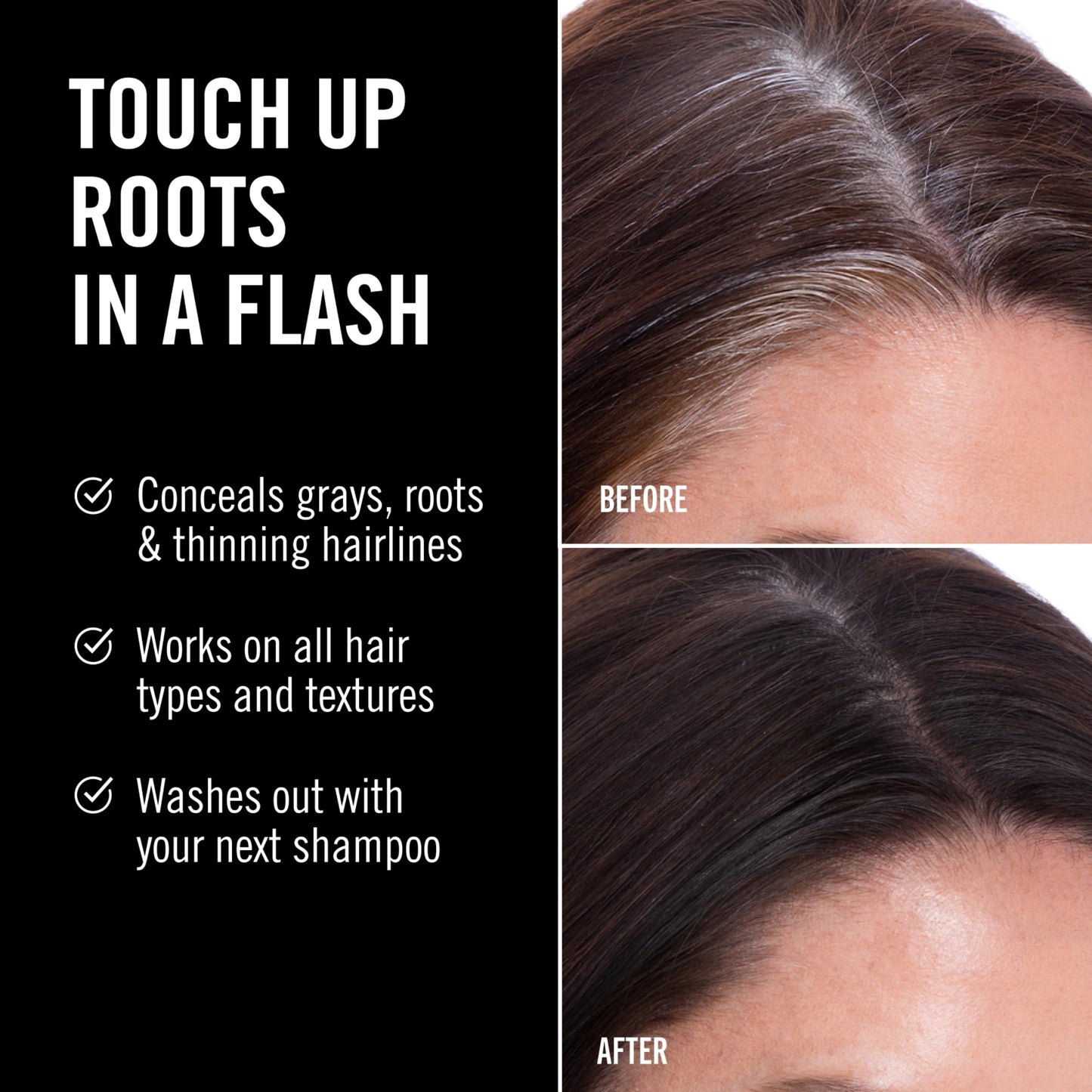 EVERPRO Gray Away Instant Root Cover Up Spray 2.5oz - Dark Brown Beauty & Personal Care EVERPRO