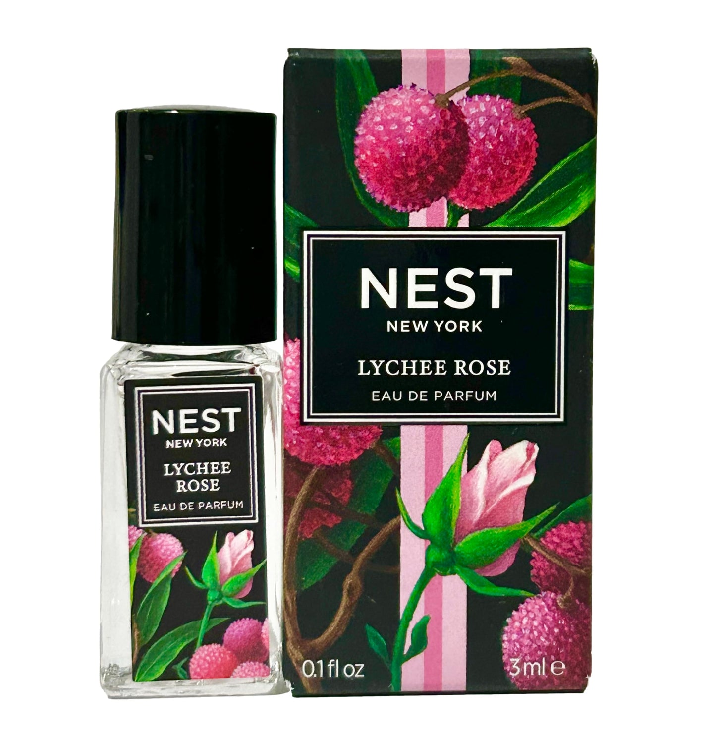Nest LYCHEE ROSE Rollerball Women EDP Perfume (Mini/Small/Travel Size Parfum) 0.1oz/3mL - 8128 Beauty & Personal Care NEST New York