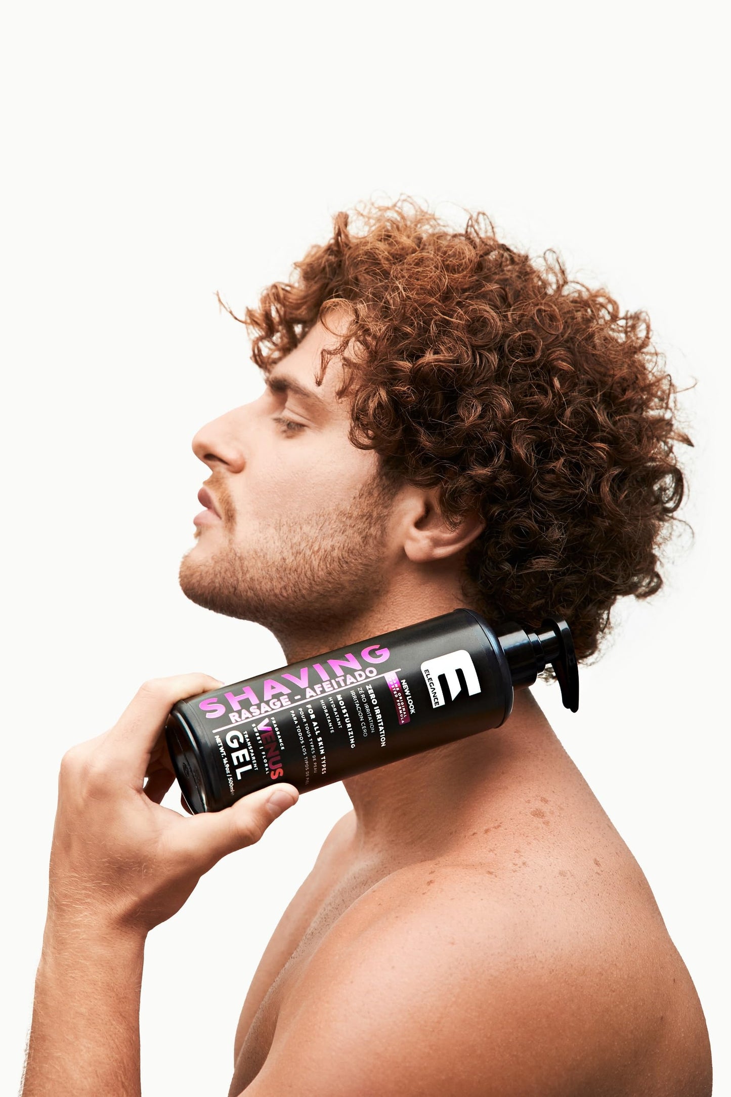 E Elegance Barber Accessories - Transparent Shaving Gel For Men Or Women, Sweet/Floral Venus Fragrance - The Ultimate Shaving Solution For A Smooth Beauty and Personal Care E Elegance