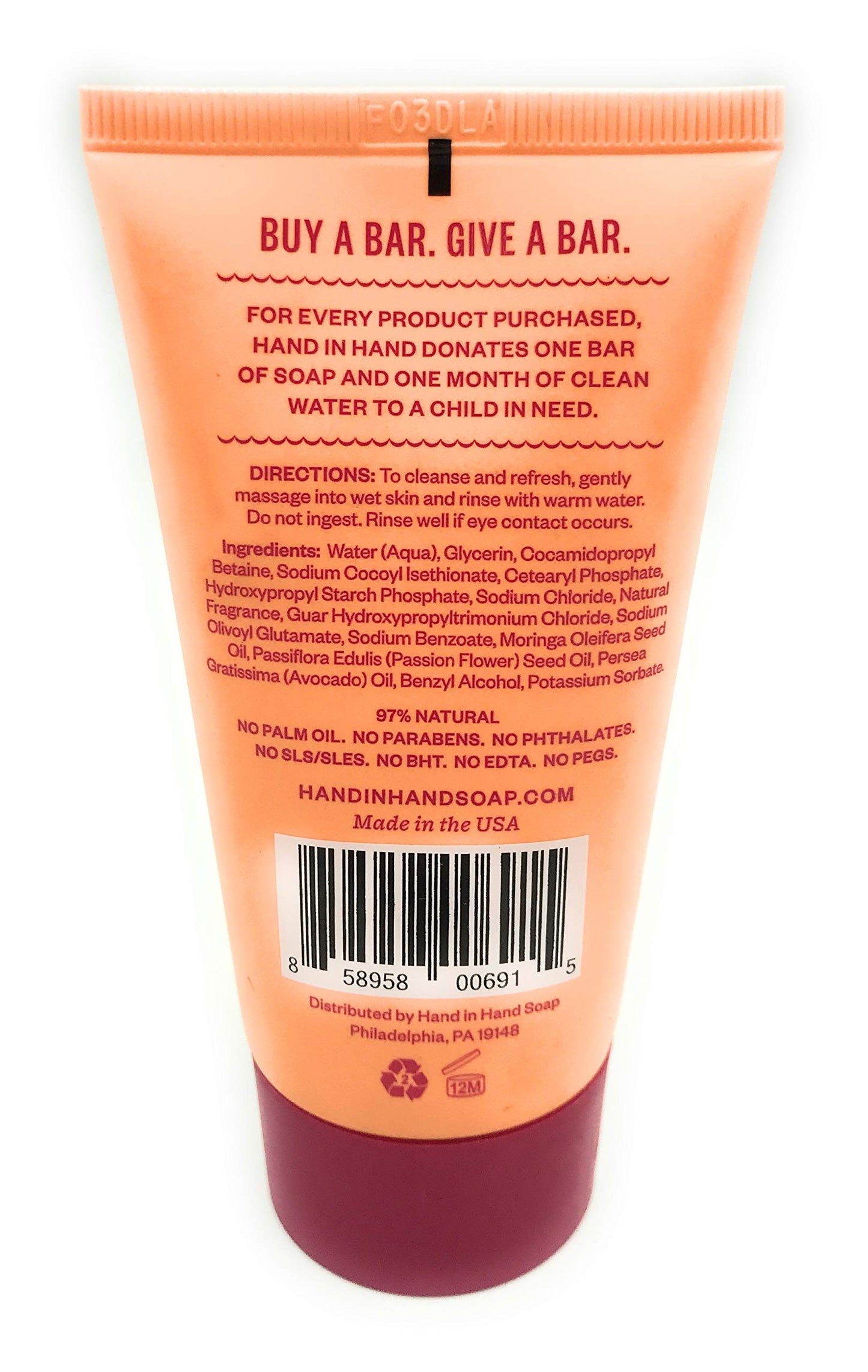 Hand In Hand, Wash Body Mini Spiced Plum, 2 Fl Oz Beauty & Personal Care Hand in Hand