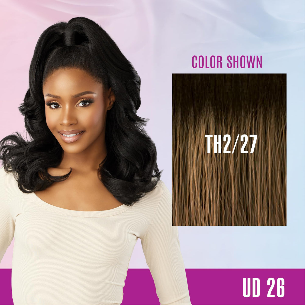 Sensationnel Instant Updown Halfwig Pony-Iud 26, TH2/27