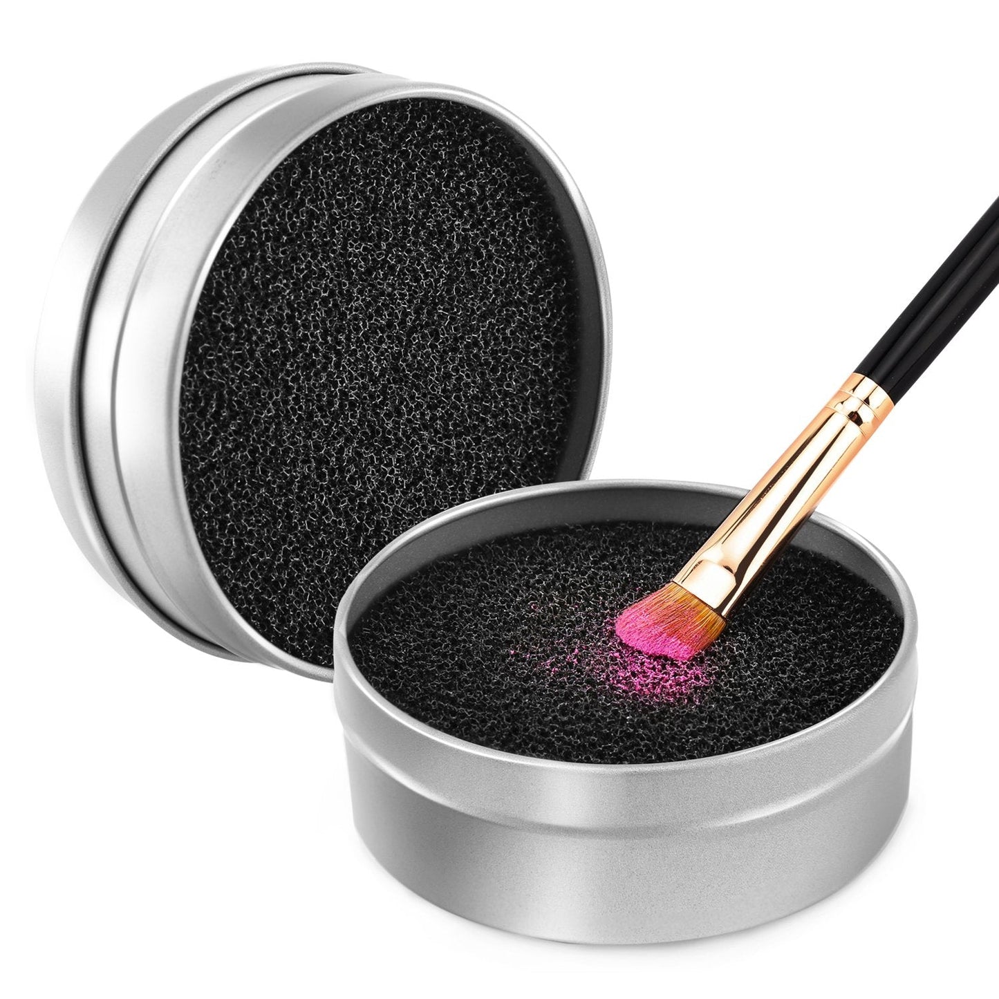 Luxspire Makeup Brush Cleaner Quick Wash Sponge Remover Color From Brush Makeup Cleaner Tool Switch Eye Shadow Color Dry Clean Box Beauty & Personal Care Luxspire