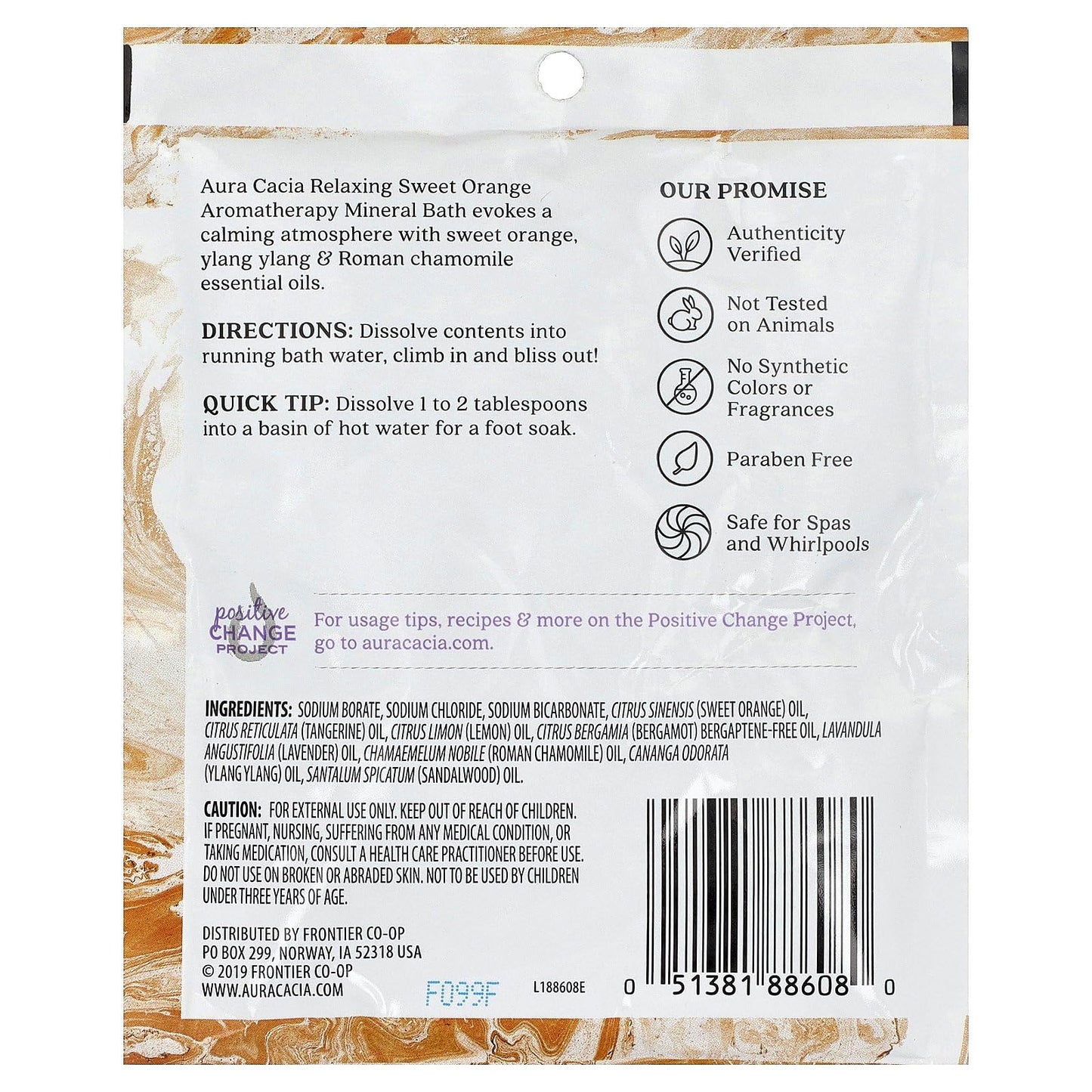 Aura Cacia Aromatherapy Mineral Bath, Relaxing, Sweet Orange, 2.5 oz (70.9 g) Beauty & Personal Care Aura Cacia