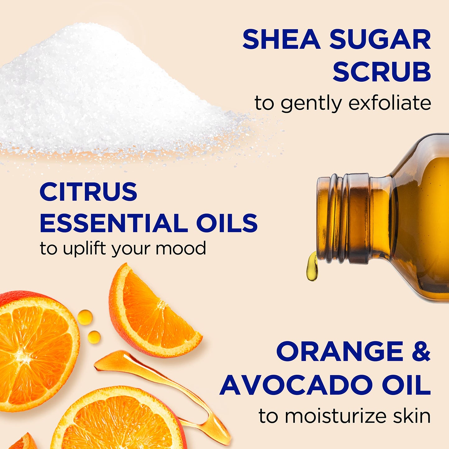 Dr Teal's Shea Sugar Body Scrub, Citrus with Essential Oils & Vitamin C, 19 oz Beauty & Personal Care Dr Teal's