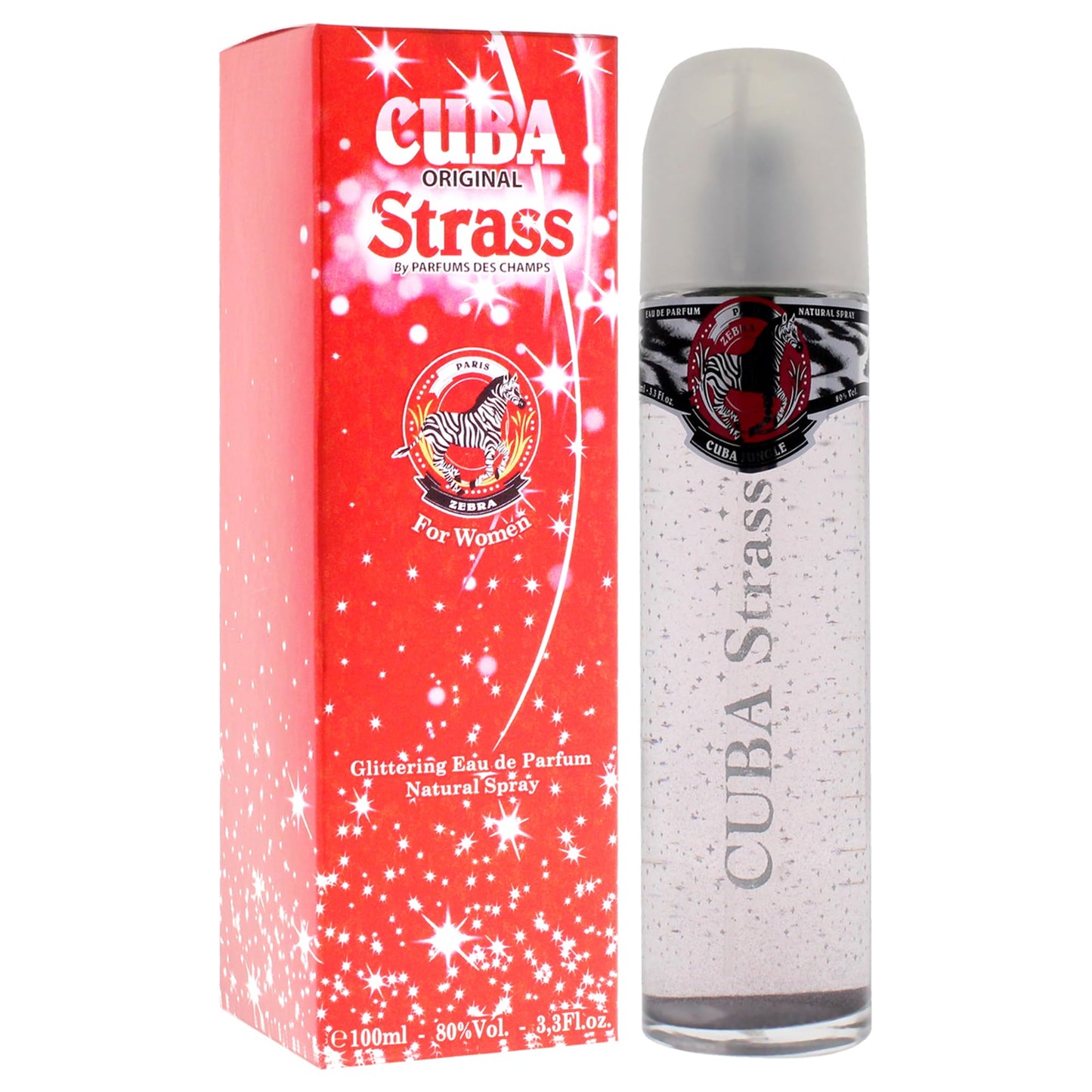 Cuba Cuba Strass Zebra Women EDP Spray 3.3 oz Beauty & Personal Care Cuba