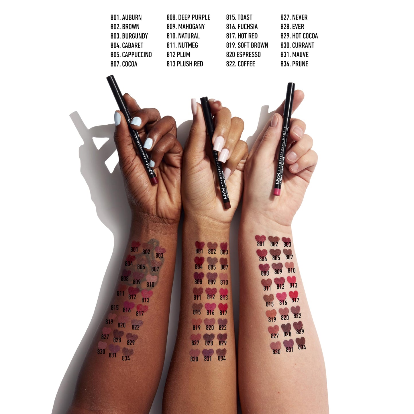 NYX PROFESSIONAL MAKEUP Slim Lip Pencil, Long-Lasting Creamy Lip Liner - Mahogany Beauty & Personal Care NYX PROFESSIONAL MAKEUP