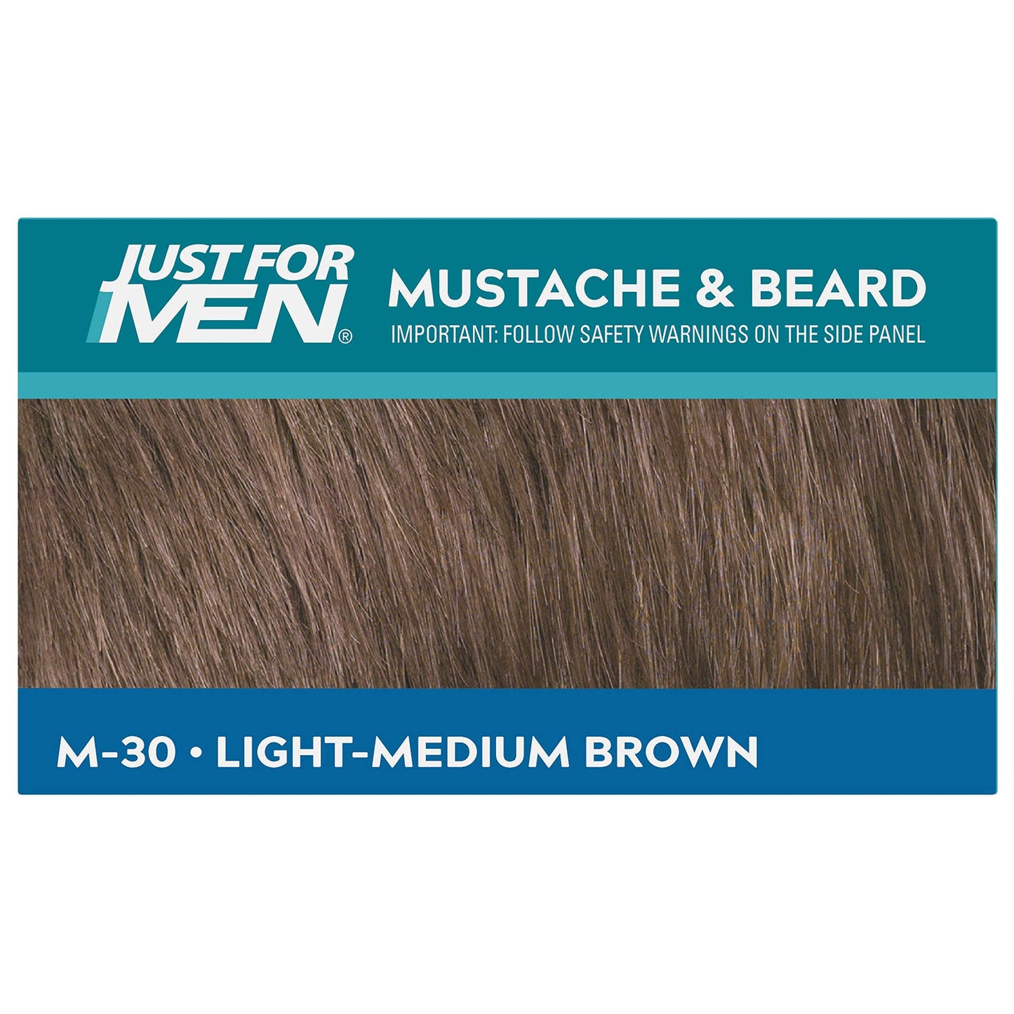 JUST FOR MEN Color Gel Mustache & Beard M-30 Light-Medium Brown 1 Each (Pack of 4) Beauty & Personal Care Just for Men
