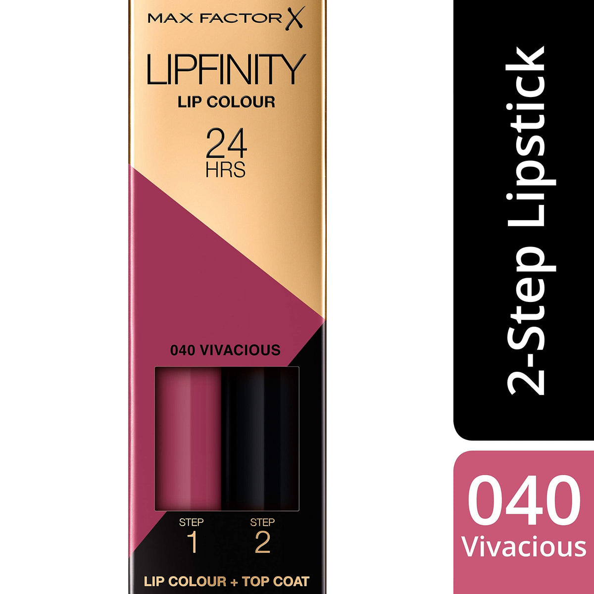 Max Factor Lipfinity Lip Stick, No.040 Vivacious, 0.14 Ounce Beauty & Personal Care Max Factor