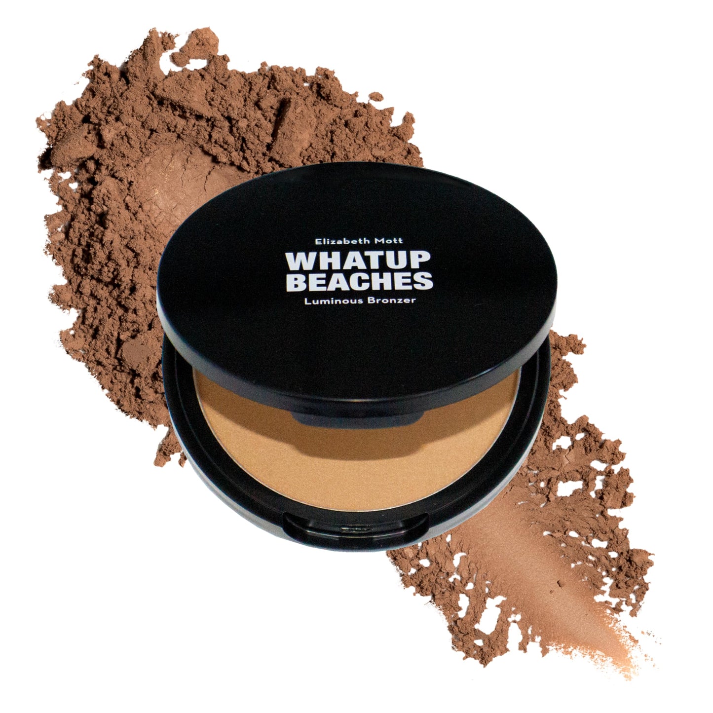 Elizabeth Mott Whatup Beaches Bronzer - Vegan & Cruelty-Free Face Powder for Contouring, Highlighting & Bronzing - Lightweight, Blendable Formula Beauty & Personal Care Elizabeth Mott
