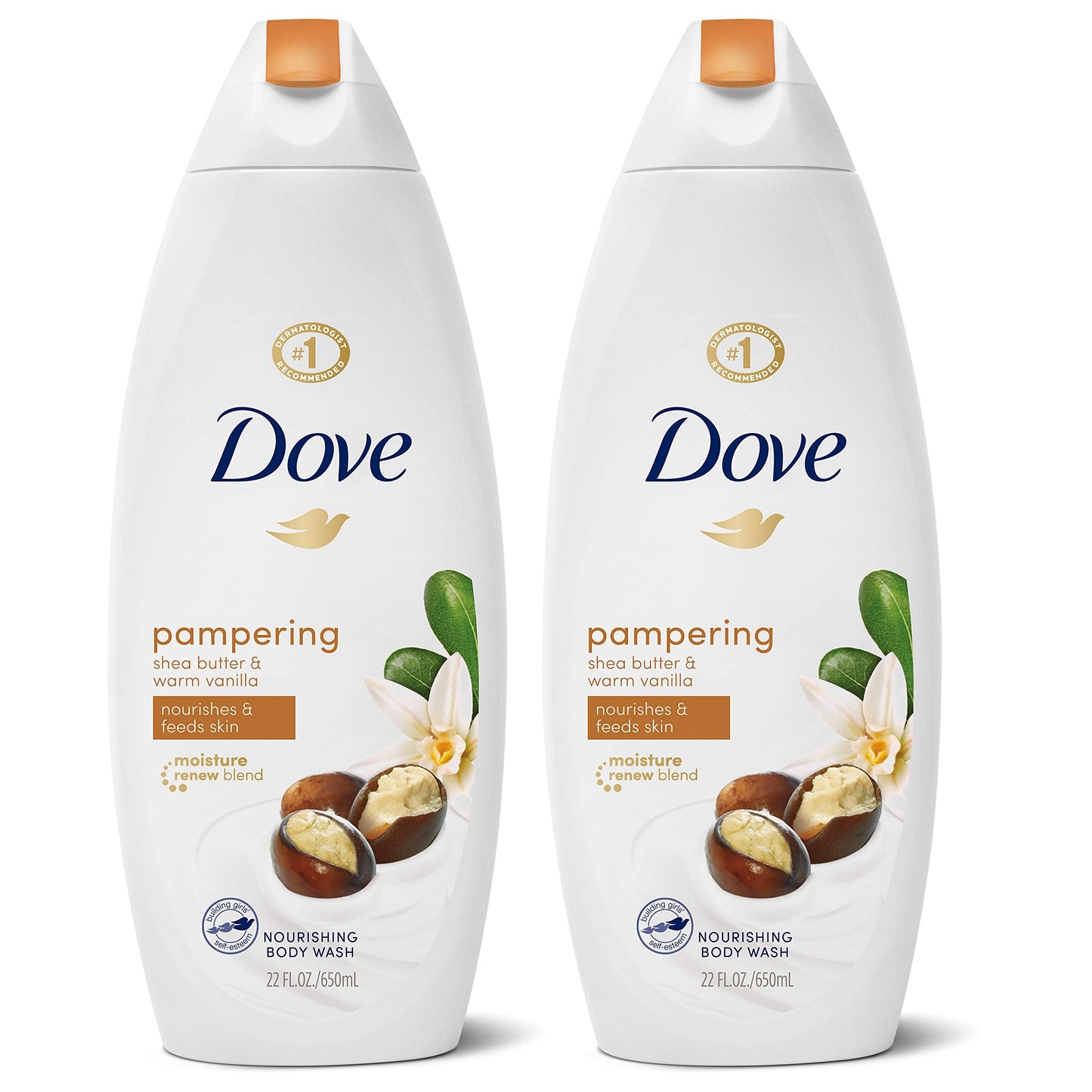 Dove Pampering Body Wash Nourishes & Feeds Skin Shea Butter with Warm Vanilla Effectively Washes Away Bacteria While Nourishing Your Skin 22 oz 2 Beauty & Personal Care Dove