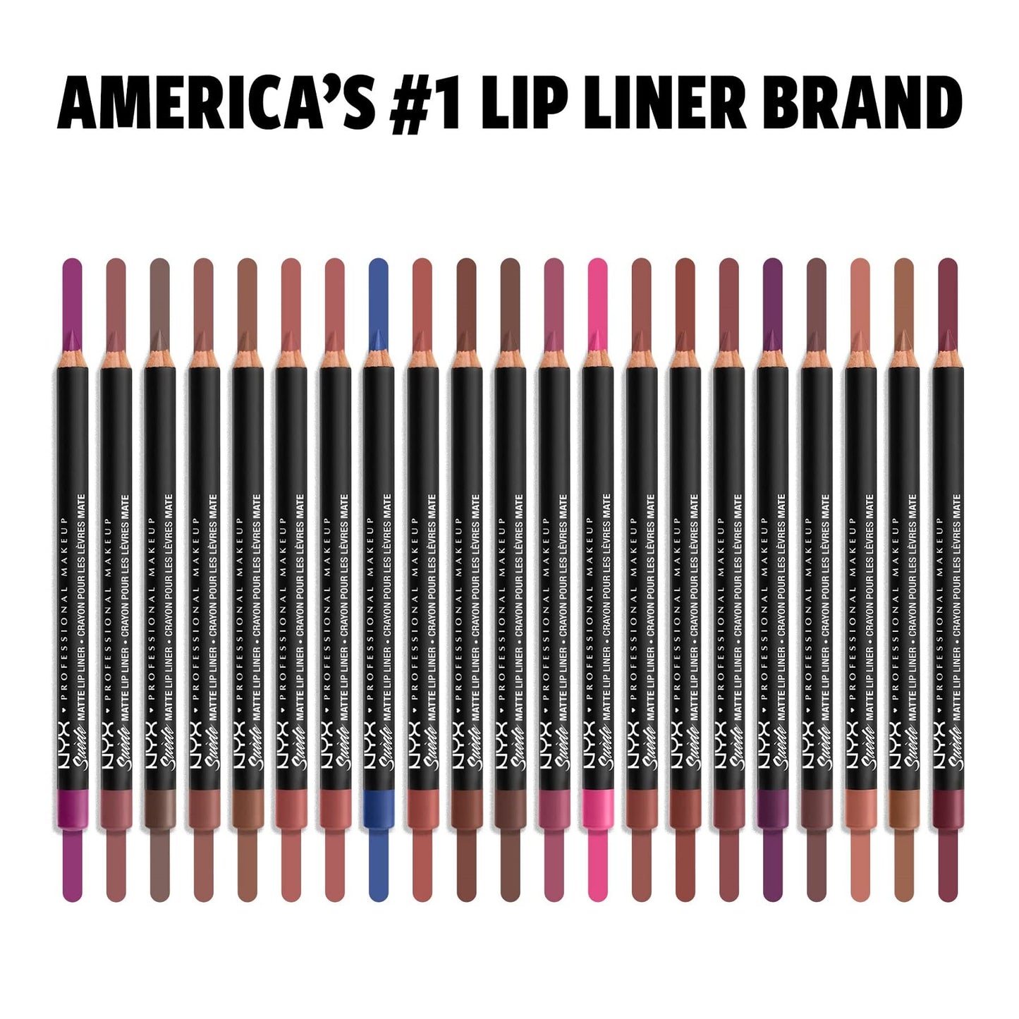 NYX PROFESSIONAL MAKEUP Suede Matte Lip Liner, Vegan Formula - Aria (Violet) Beauty & Personal Care NYX PROFESSIONAL MAKEUP