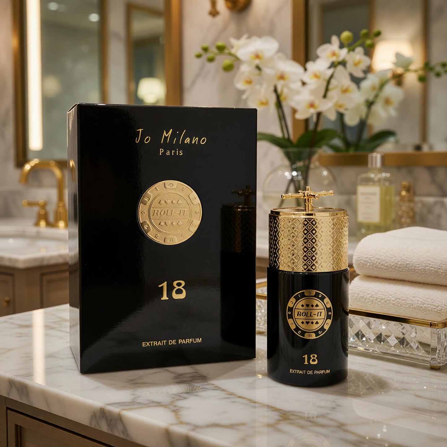 Jo Milano Roll It #18 Extrait De Parfum Spray, 3.4 Ounce (Unisex) Beauty & Personal Care Jo Milano Paris