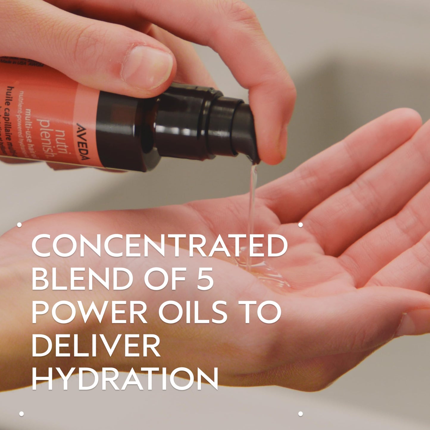 Aveda Nutriplenish Multi-Use Hair Oil | Pre-Shampoo Treatment, Styling, Overnight Oil, Leave-In Treatment | Hydrating Hair Oil | 100% Naturally Beauty & Personal Care Aveda