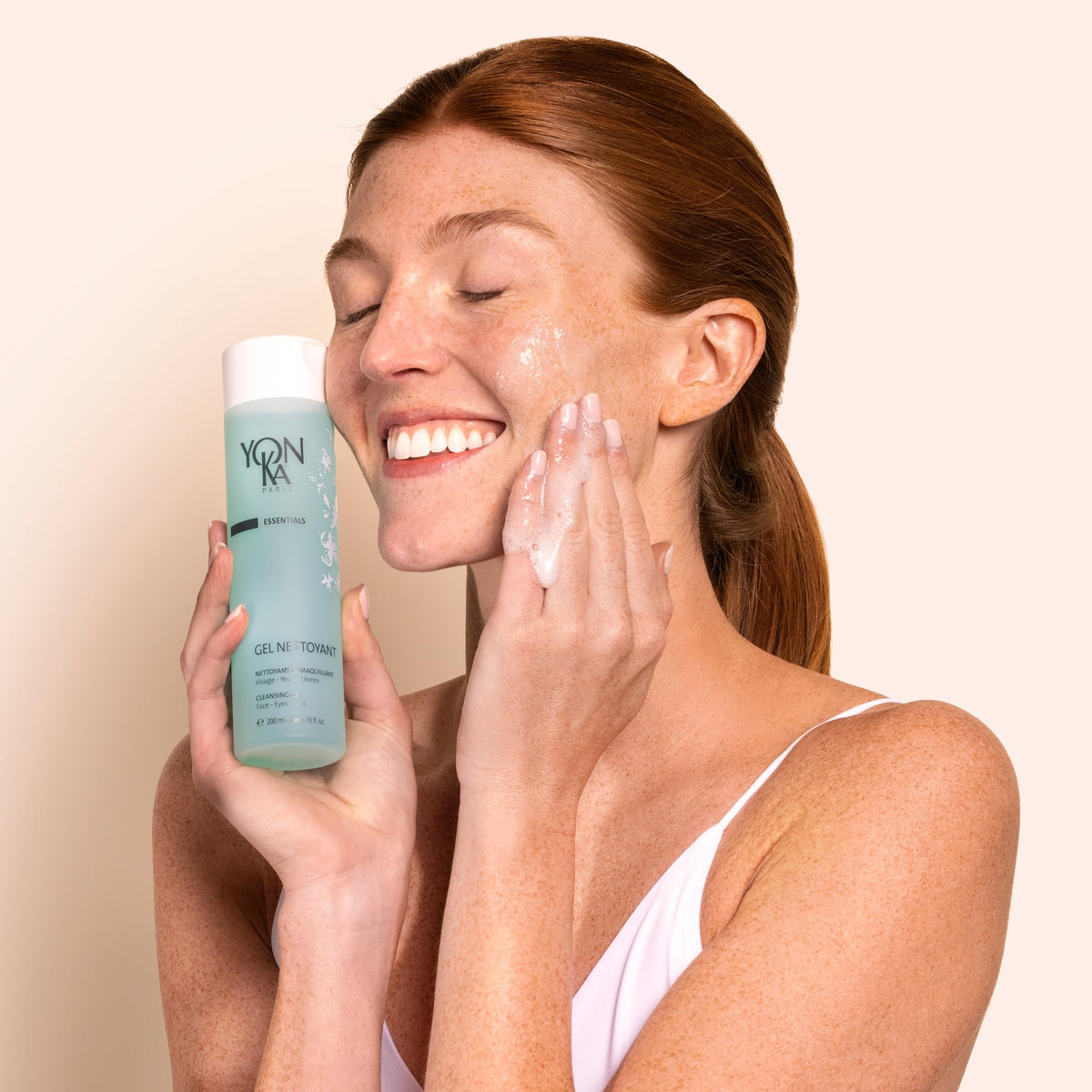Yon-Ka Gel Cleanser | Gentle Foaming Face Wash & Makeup Remover | Cleanses Pores and Balances Skins pH with Red Algae & Amino Acids | For Acne Prone Beauty & Personal Care Yonka