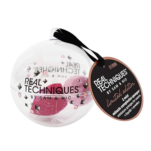 Real Techniques Mini Miracle Complexion Sponge Makeup Blender, Beauty Sponges, 2 Count Beauty & Personal Care Real Techniques