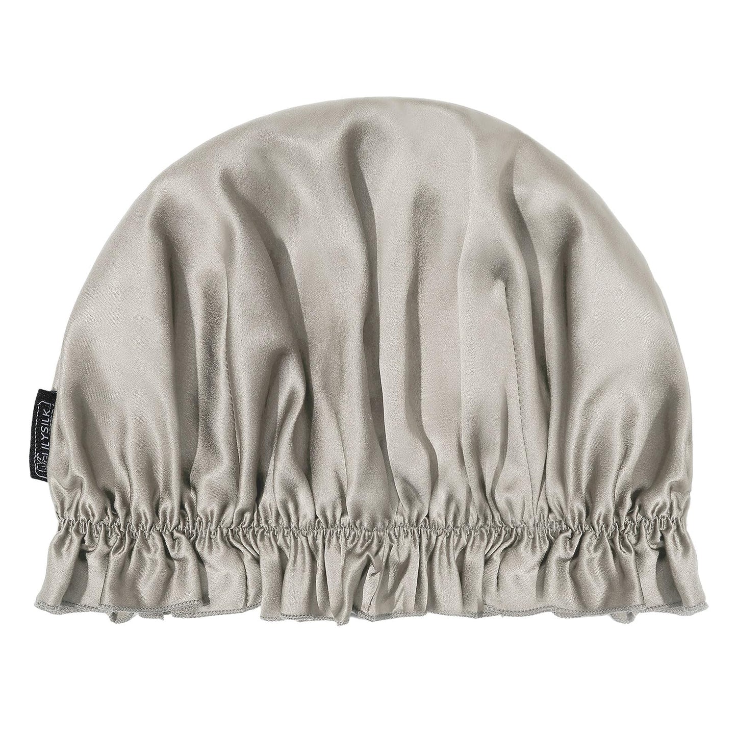 LILYSILK Silk Bonnet for Long and Cruly Hair Womens 100% Mulberry Silk Sleep Cap Ladies Hair Warp for Sleeping with Elastic Band Frills Silk Turban Beauty and Personal Care LilySilk