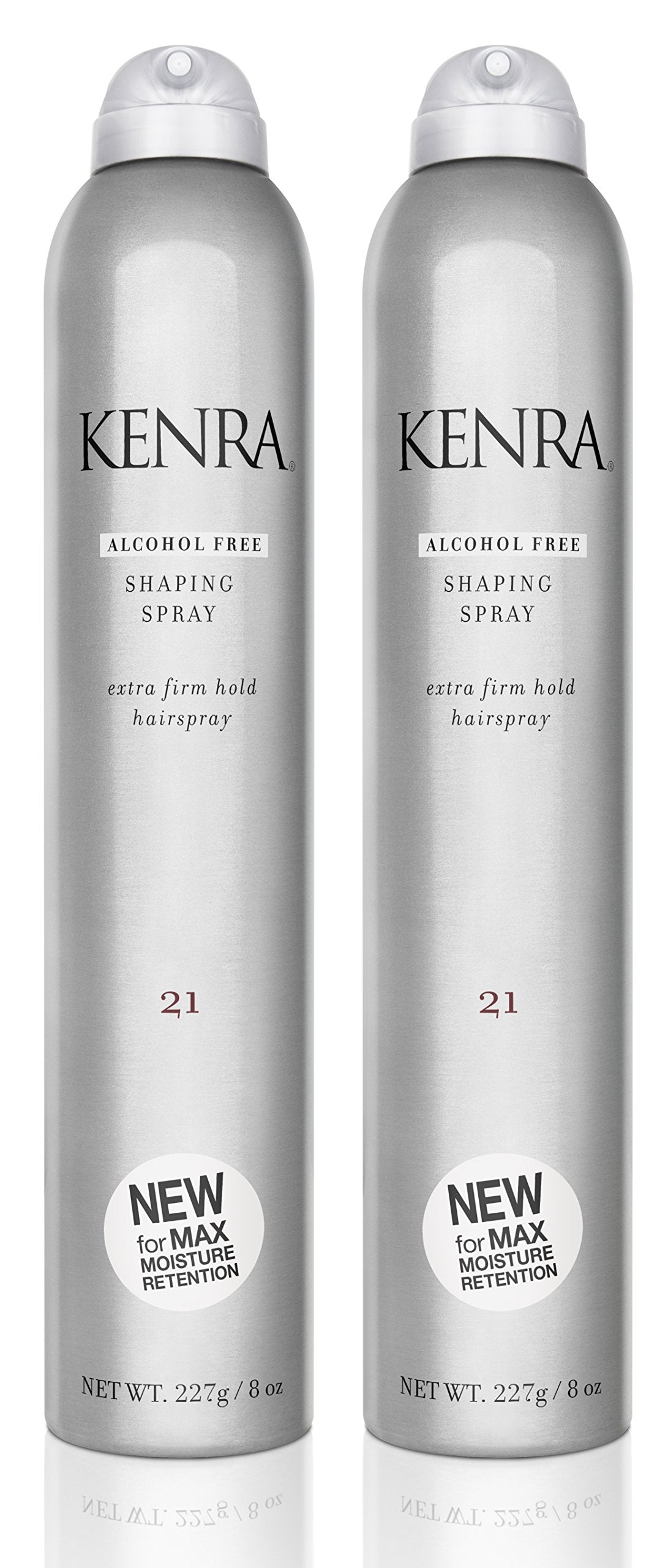 Kenra Shaping Spray 21 | Alcohol Free Hairspray | All Hair Types | 8 oz (2-Pack)
