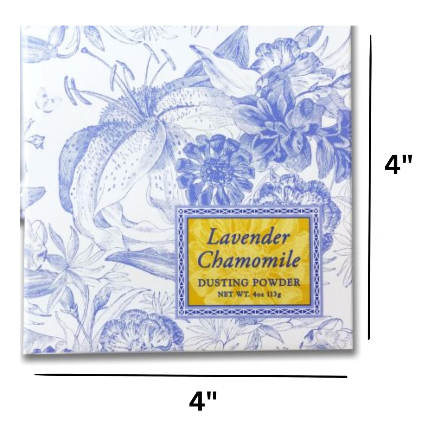 Greenwich Bay Trading Company Lavender Chamomile Dusting Powder - 4 oz, Gentle Talc-Free Body Powder with Soothing Lavender & Chamomile, Ideal for All Beauty & Personal Care Greenwich Bay Trading Company