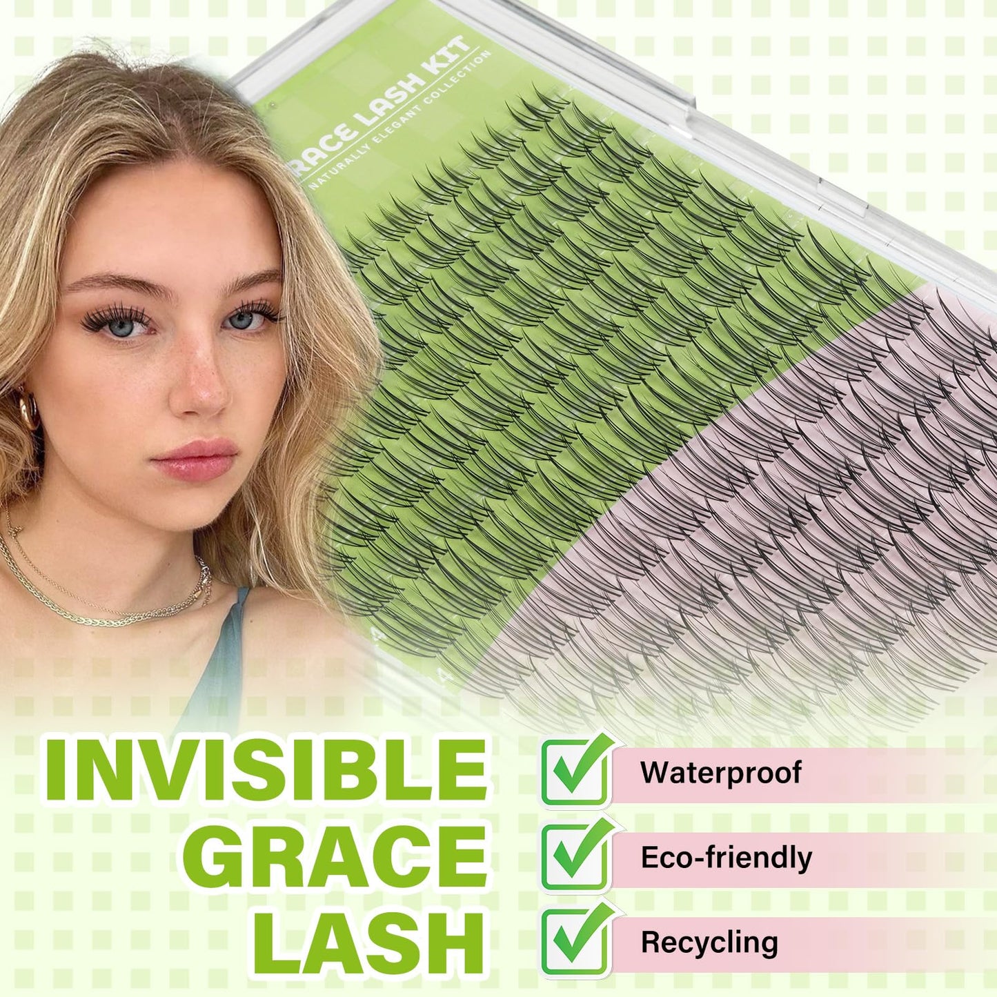 Lash Clusters 96 Pcs Cluster Lashes D Curl DIY Lash Extensions Eyelash Clusters DIY at Home (Y232) Beauty and Personal Care KEYYOU