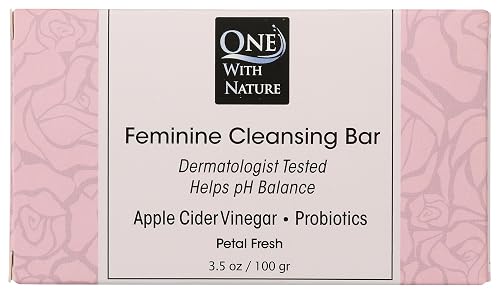 One With Nature Feminine Cleansing Bar Soap Petal Fresh 3.5 oz Bar Soap Beauty & Personal Care One With Nature