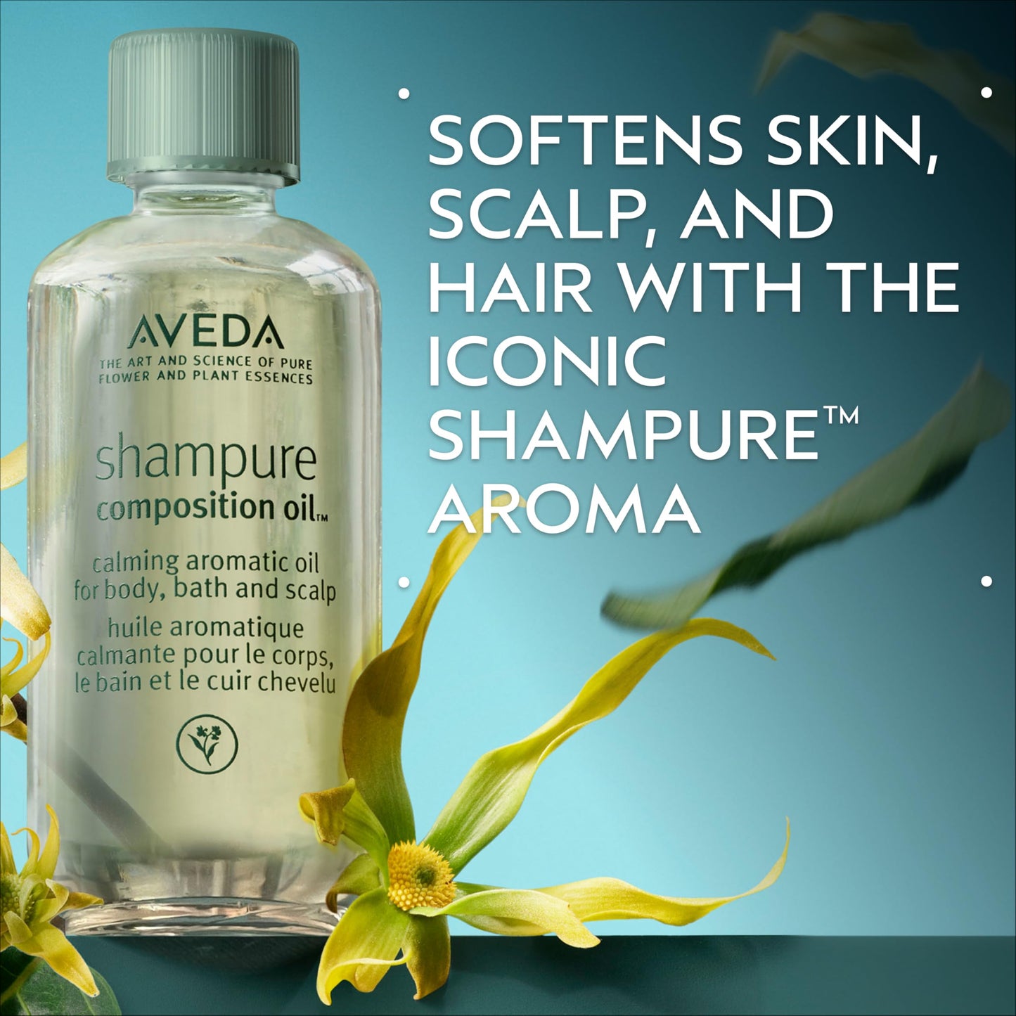 Aveda Shampure Composition Oil | Bath, Body & Scalp | with Meadowfoam Oil & Certified Organic Sunflower | Calming Aroma of Certified Organic Lavender Beauty & Personal Care Aveda