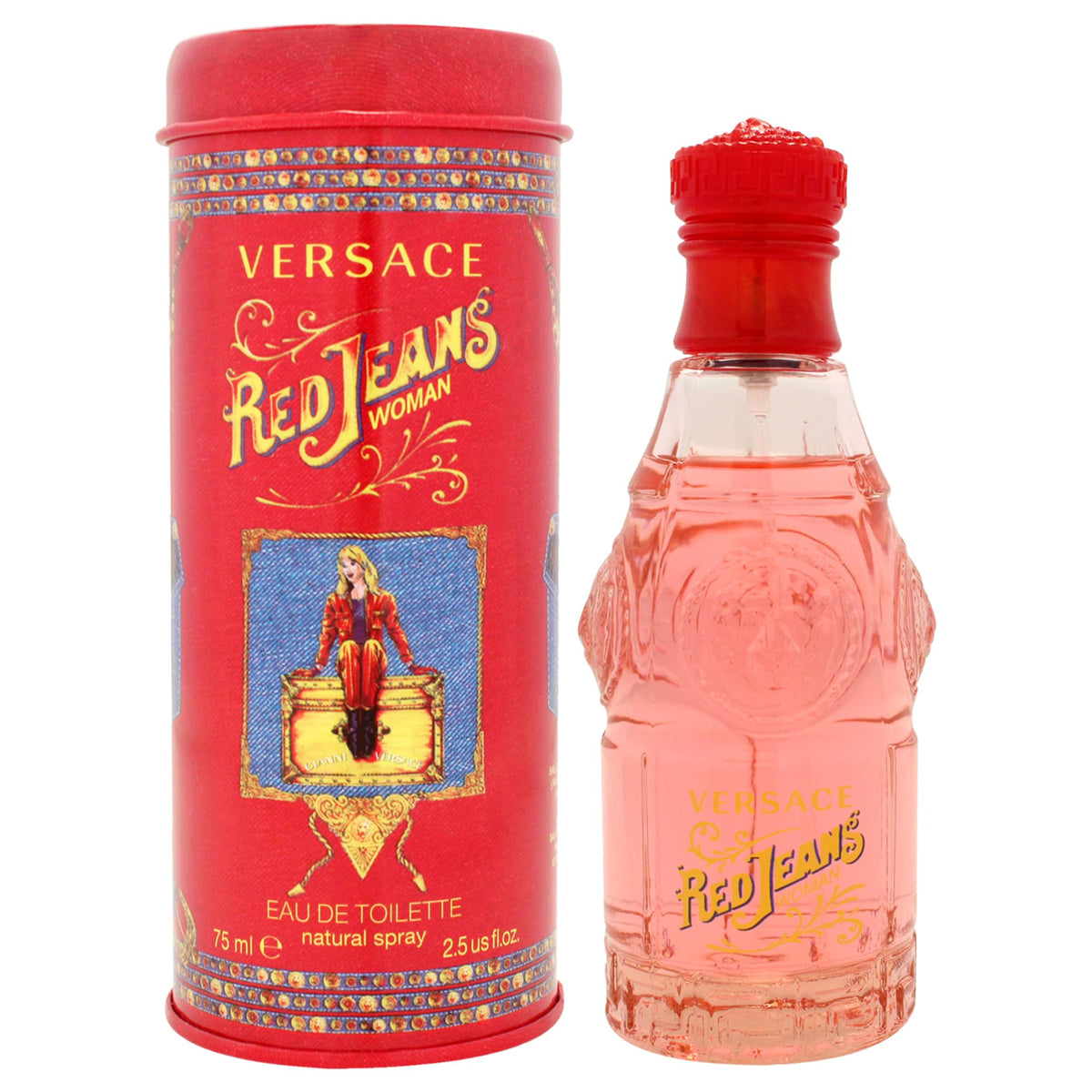 Red Jeans Versace 2.5 oz EDT Spray (Tester) For Women