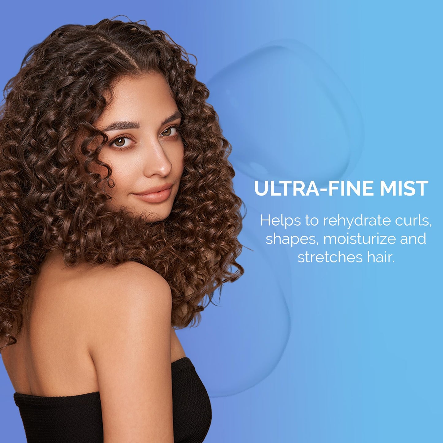 CURLY HAIR SOLUTIONS Curl Keeper H2O Water Bottle,12oz Beauty & Personal Care Curly Hair Solutions