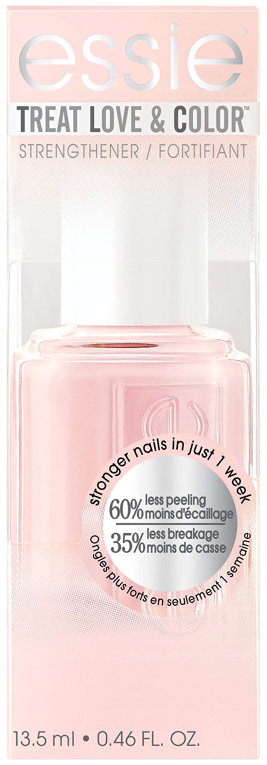 essie treat love & color strengthener for normal to dry/brittle nails pinked to perfection 0.46 fluid ounces Beauty & Personal Care essie