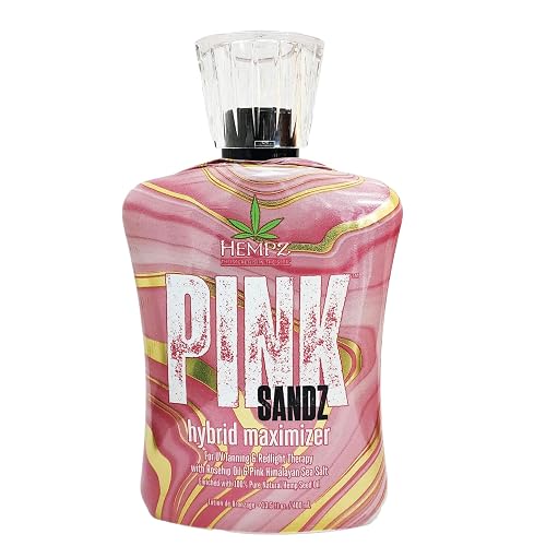 Hempz Pink Sandz Hybrid Maximizer for UV Tanning & Redlight Therapy 13.5oz Beauty & Personal Care Hempz