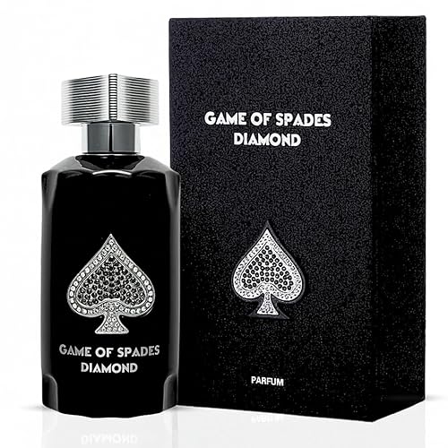 Jo Milano Game of Spades Diamond Parfum Spray | 3.4 oz (100ml) | Vanilla, Fruity, Amber, Sweet, Musky Scent | Long Lasting Fragrance for Men and Women Beauty & Personal Care Jo Milano
