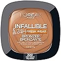 L'Oreal Paris Infallible Up to 24H Fresh Wear Soft Matte Longwear Bronzer. Waterproof, heatproof, Transfer, humidity and sweatproof, Light Medium Beauty & Personal Care L'Oreal Paris